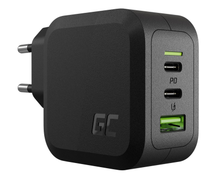 Ładowarka i akumulator [---] Ładowarka sieciowa PowerGaN 65W PD 3.0 QC 3.0 2xUSB-C 1xUSB-A CHARGC08